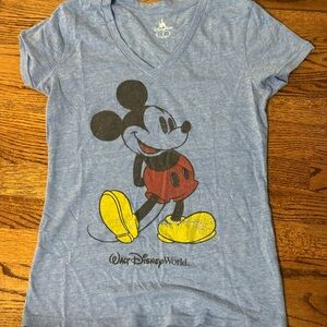 Disney Blue Mickey Mouse Tee Shirt - Women’s Medium